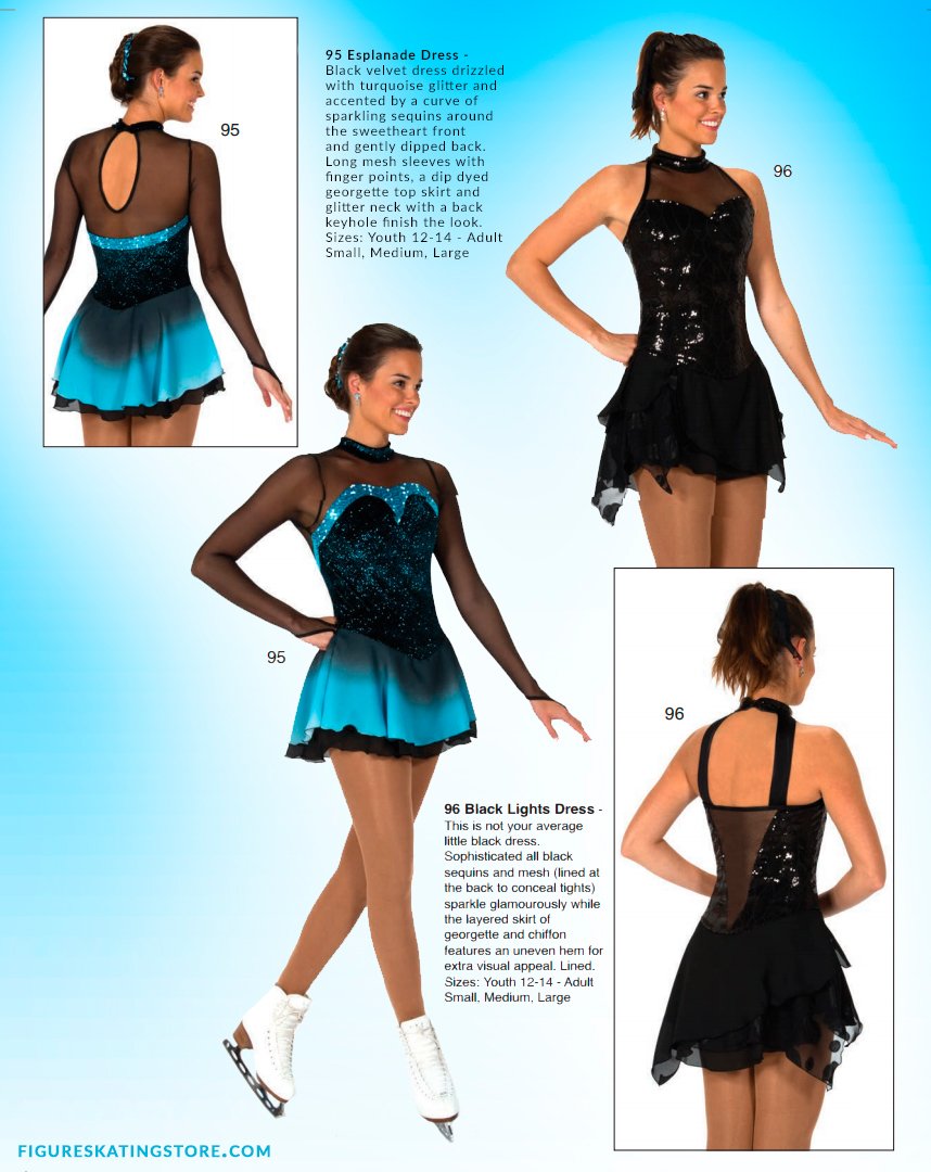 Figureskatingstore on X: Jerry's Ice Skating Dress 95 - Esplanade   Jerry's Ice Skating Dress 96 - Black Lights   Figure Skating Dresses:   #dress #dresses #figureskatingdresses