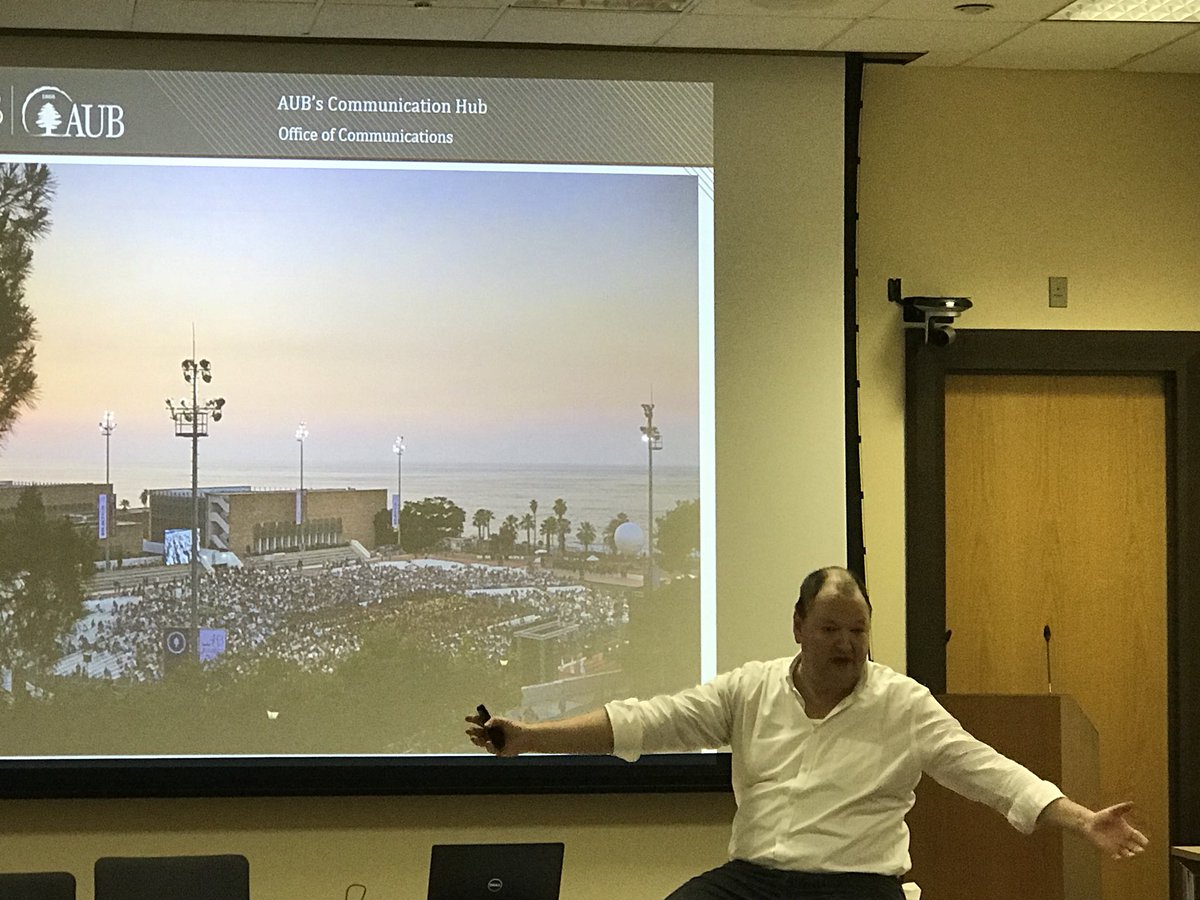 <a href="/AUB_Lebanon/">American University of Beirut</a> <a href="/martasser/">Martin Asser</a> #communications # new #faculty#orientation#” Stories matter; we are transported by stories!” <a href="/AUB_Lebanon/">American University of Beirut</a> is empowered through your distinctive narratives👍