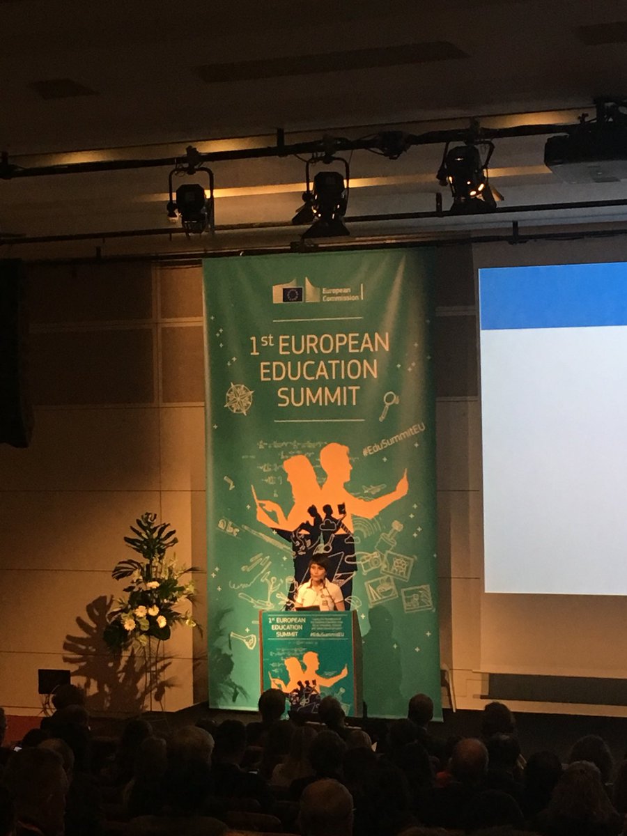 Uni_Foundation's tweet photo. Cultural shock should be a mandatory experience for every young person. There are many lenses through which one can see reality. Samantha Cristoforetti, ESA Astronaut and alumna from @UninaIT #EduSummitEU https://t.co/jqYnMj6Xu7