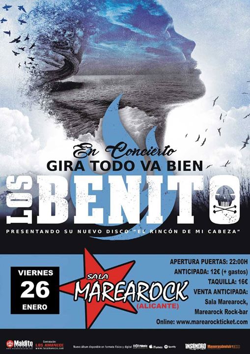 Maskerock's tweet image. Recordamos!! @Benitokamelasof mañana 25 de Enero en la @salamarearock en #Alicante!! Compra tu entrada ya anticipada en marearockticket.com  antes de que sea tarde. ¡¡Fiesta asegurada!! ¿Te lo vas a perder?