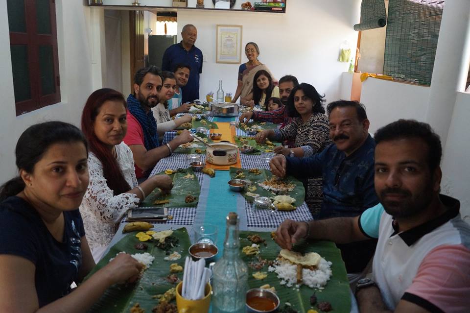 HolidayIQ's tweet photo. A trip to Kerala is incomplete without gorging on sumptuous spread of the Elasadya. Our travelers did exactly that on #Day3 of #GoKerala in association with @KeralaTourism  at Wayanad. https://t.co/2YKZXJ7Hje