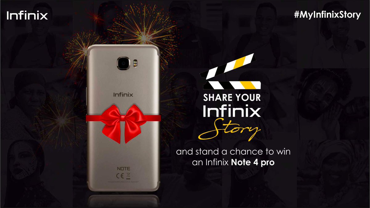Don't carry last in the #MyInfinixStory campaign!
To win the surprise gift of a Note 4 Pro:
Click this link: goo.gl/gurM6y
Hurry now!