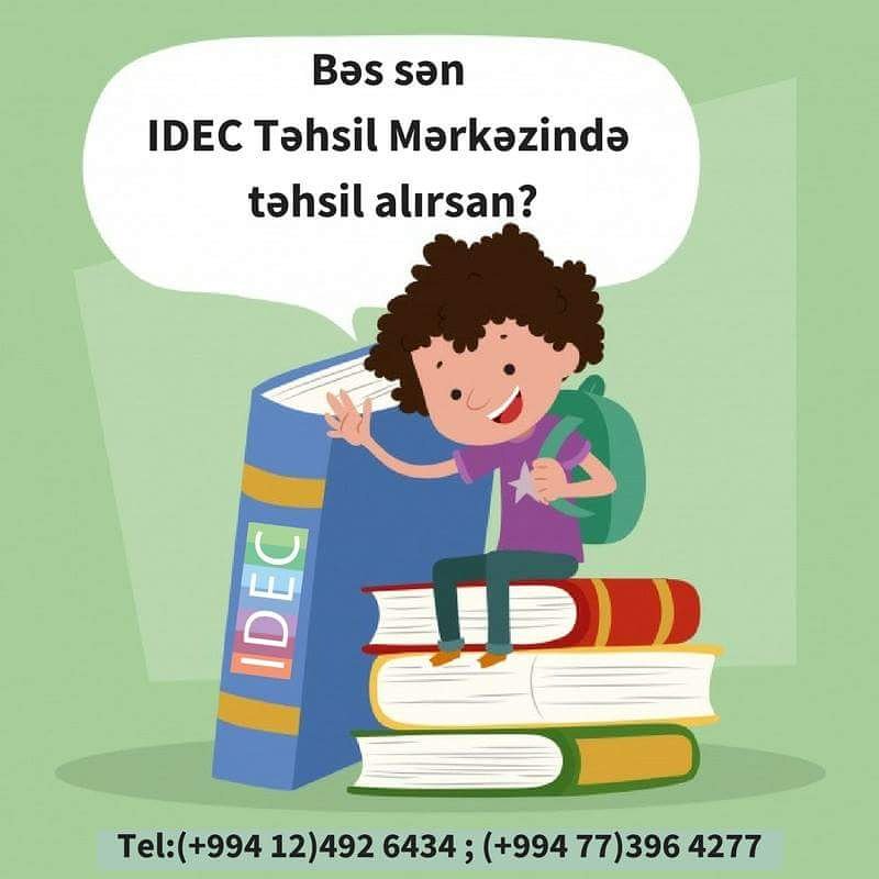 idecgroup2017's tweet photo. IDEC 5+ yaş qrupuna daxil olan hər kəsi öz tələbəsi olaraq, qəbul edir!

Bəs siz IDEC-də təhsil alırsınızmı?

Ətraflı məlumat üçün: +994 77 396 42 77 / +994 12 492 64 34 https://t.co/f9eEUB2TYB