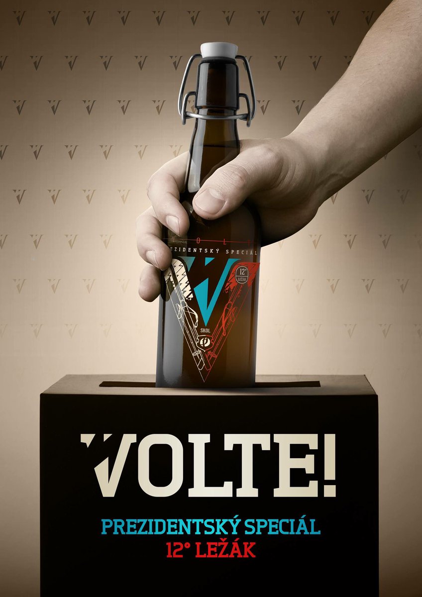 1001BeersBlog's tweet image. Presidential election in Czech Republic is tomorrow and on Saturday and Czechs made a special beer for it. Brewery Volt and their lager available today. #Drahoš #Volby2018 #beer