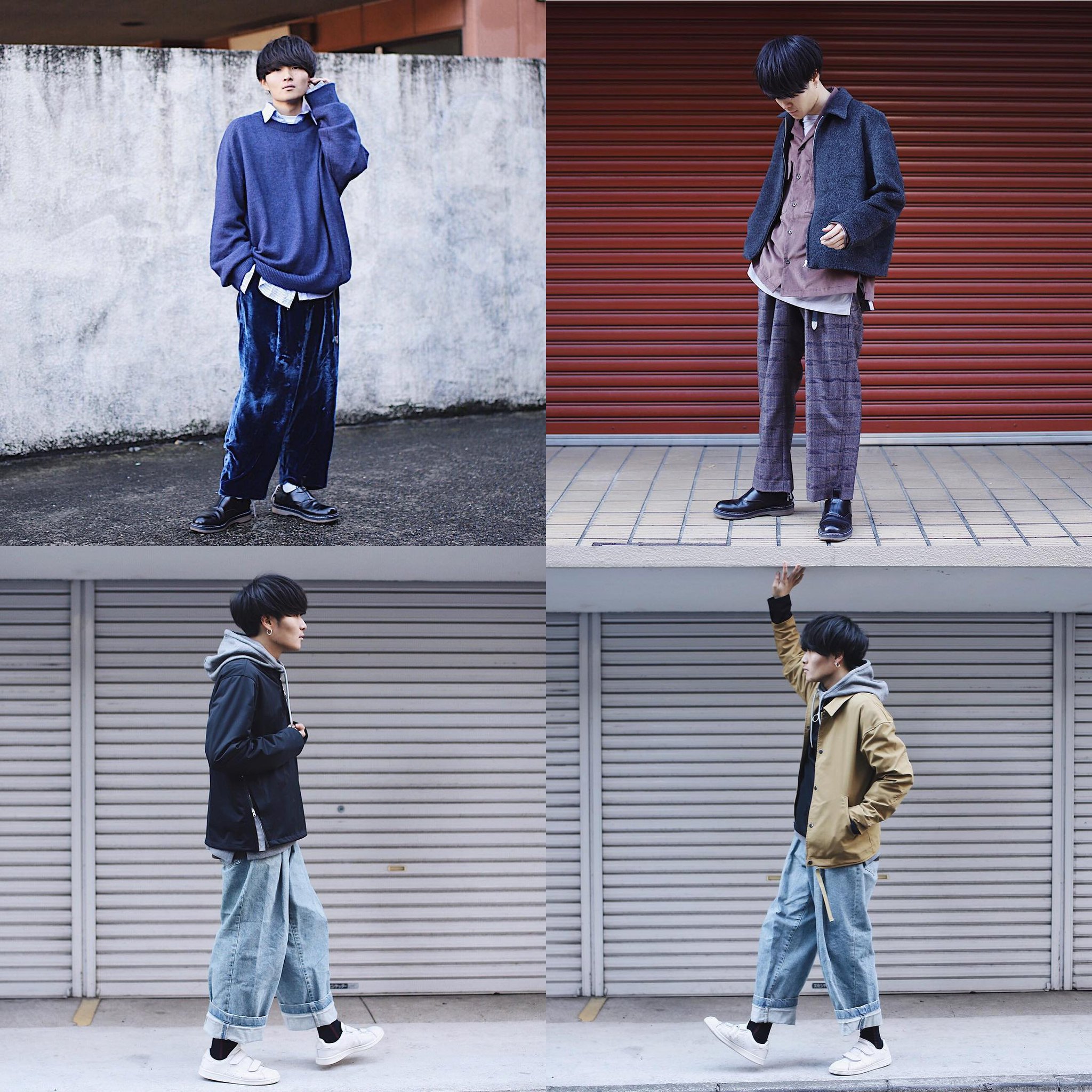 Jiali_Digital on Twitter &quot;イギリス風のコーデ参考👖🧥 春っぽい アウターウエア ニット 日常コーデ