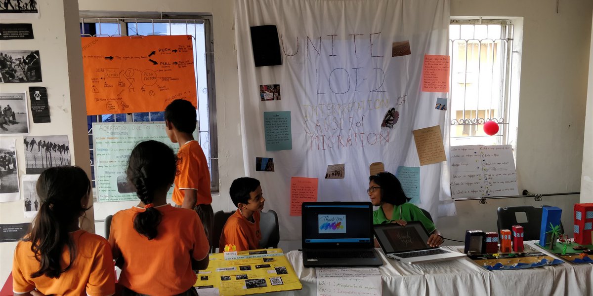 paravindkumar's tweet photo. Learnt a lot from the kids about Migration. Good going kids. #PYPexhibition #AAISWM #akshar_arbol https://t.co/sOxEdgf4ia