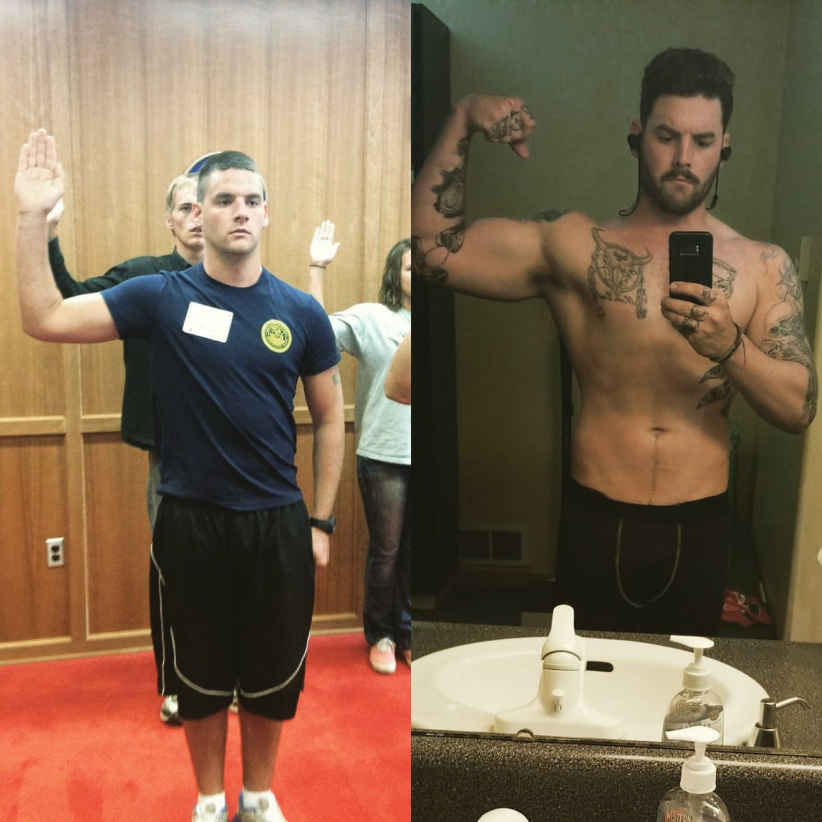 brantimal's tweet photo. Late post but. Transformation Tuesday! 5 years on the path to be #soojuicy happy lifting!!!
#bodybuilding #powerlifting #strongereveryday #strength #bench #squat #deadlift #fit #fitfam #instafit #superiorgainz #pushinweight #letsfuckinggrow #TransformationTuesday #latepost https://t.co/jB0KRiDqmY