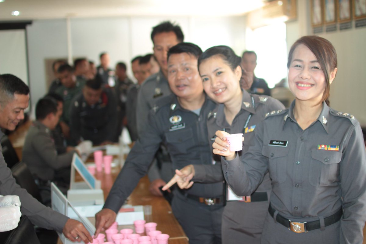 ancpolice's tweet photo. วันที่ ๒๕ ม.ค.๖๑ เวลา ๑๐.๐๐ น. พ.ต.อ.ธเนศ เทพสุด รอง.ผบก.ภ.จว.อำนาจเจริญ ได้เป็นประธานโครงการตรวจคัดกรองสารเสพติดของข้าราชการตำรวจ���นสังกัดตำรวจภูธรจังหวัดอำนาจเจริญ เพื่อเป็นการปฎิบัติตามนโยบายด้านการป้องกันและแก้ไขปัญหายาเสพติดของสำนักงานตำรวจแห่งชาติและของตำรวจภูธรภาค.๓ https://t.co/tuMfQFuhq0