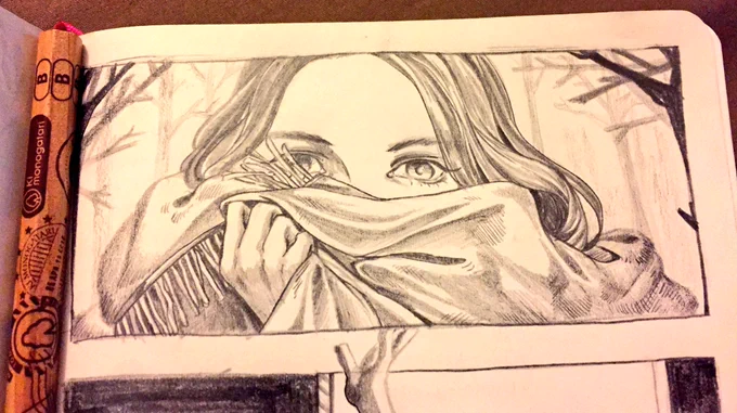 Some small things I wanted to draw when listening to The Paper Kites Woodland album ➰➰➰ 