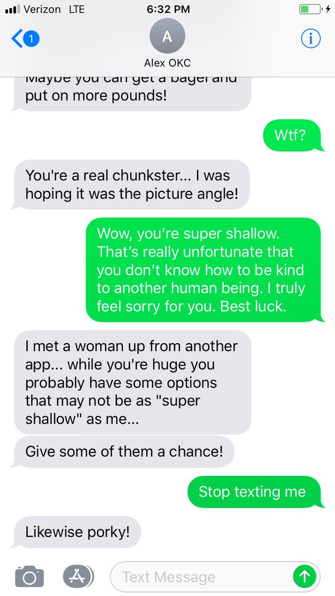 amandalockett27's tweet photo. Stood up on a OKC meet, this is what he actually said to me... I was 100% honest and have no shame in being a #curvywoman Real men don’t treat women like this. This is Alex, 34 #Chapel Hill, #NC is #themosthorribleman #captiandouchebag #bodyshammer #OKCfail #Nc #RealMenOnly https://t.co/V6UFB8cwYz