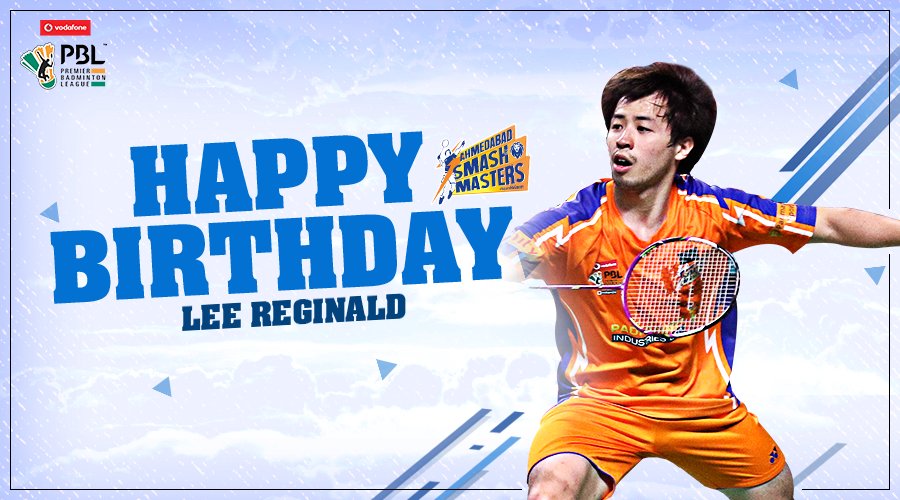 PBLIndiaLive's tweet photo. Wishing @amdsmashmasters’ doubles ace, Lee Reginald, the best on his special day. 🎉

May you scale bigger heights this year. 🙌🏻 https://t.co/rWdlmOnu46