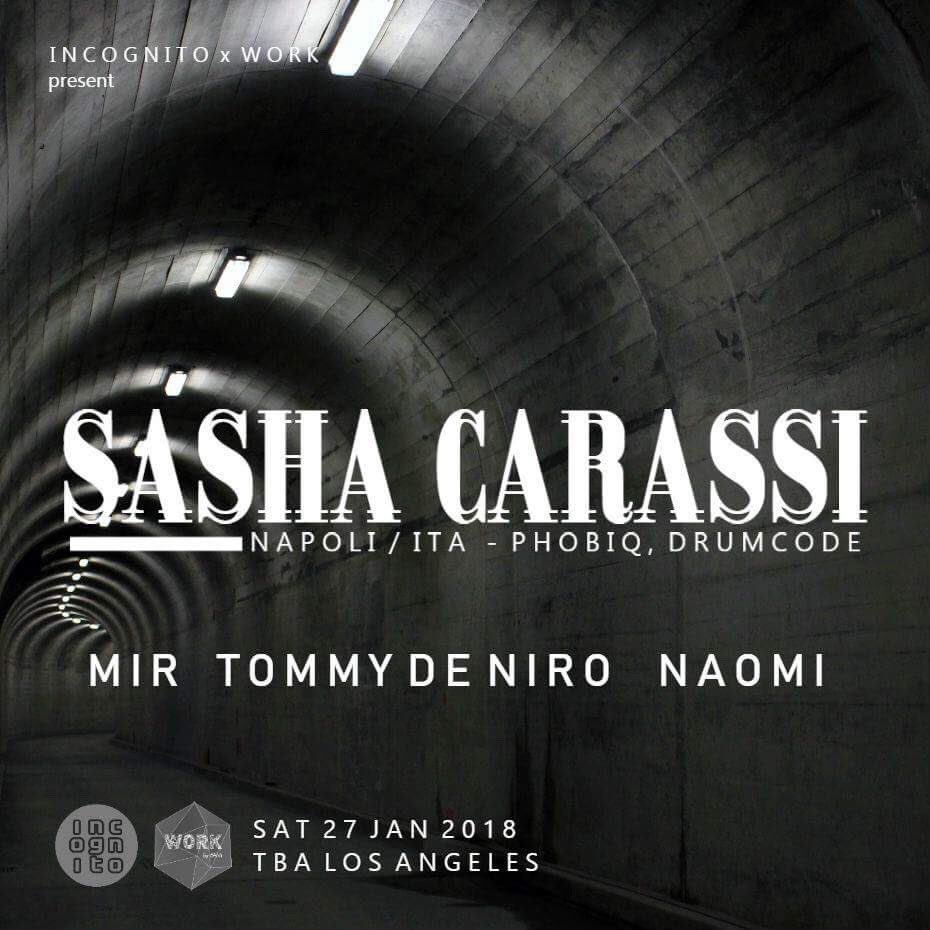 mmeyn1's tweet photo. This Sat Jan 27, @iluvincognito and @workby6am present Italian techno stalwart @sasha_carassi of @phobiq_recordings & @drumcoderecords #incognito #iluvincognito #dancelikenooneknowsyou #workby6am #sashacarassi #sashacarassiofficial https://t.co/V8YMZItrJ6