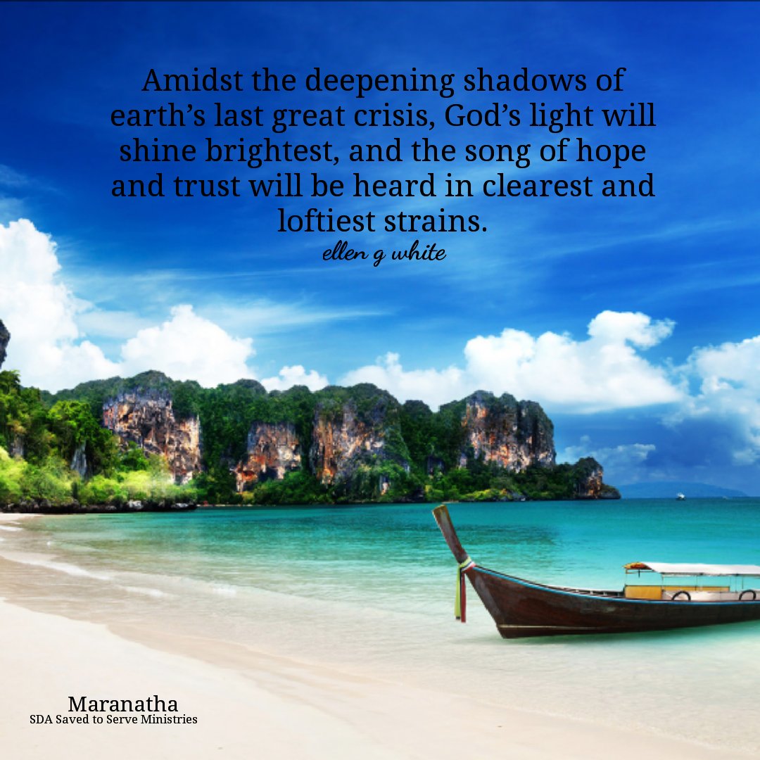 JoselitoOrtilla's tweet photo. As the third message swells to a loud cry and as great power and glory attend the closing work, the faithful people of God will partake of that glory. It is the latter rain which revives and strengthens them to pass through the time of trouble. #Maranatha #3angelsmessage #sda https://t.co/Oxzejj0Jc4