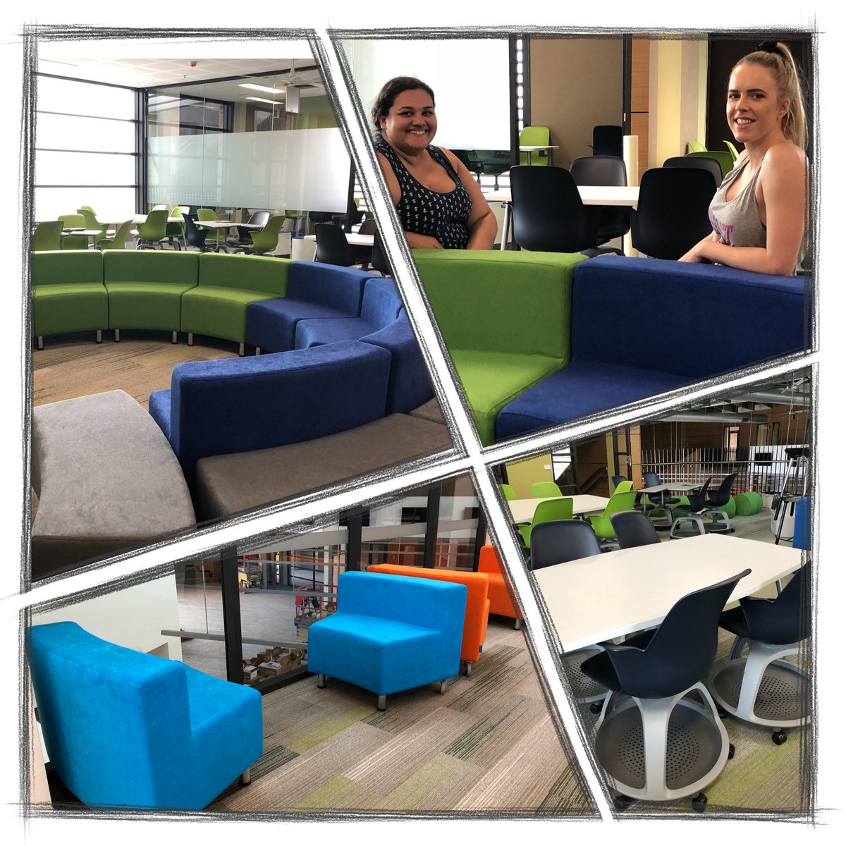 StLukesMP's tweet photo. Our amazing Stage 3 space and two very tired Stage 3 teachers 😀
This space really has to be seen to be believed! #newschool #newbuilding #Stage3 #learningspaces https://t.co/RGbnIx5t6m