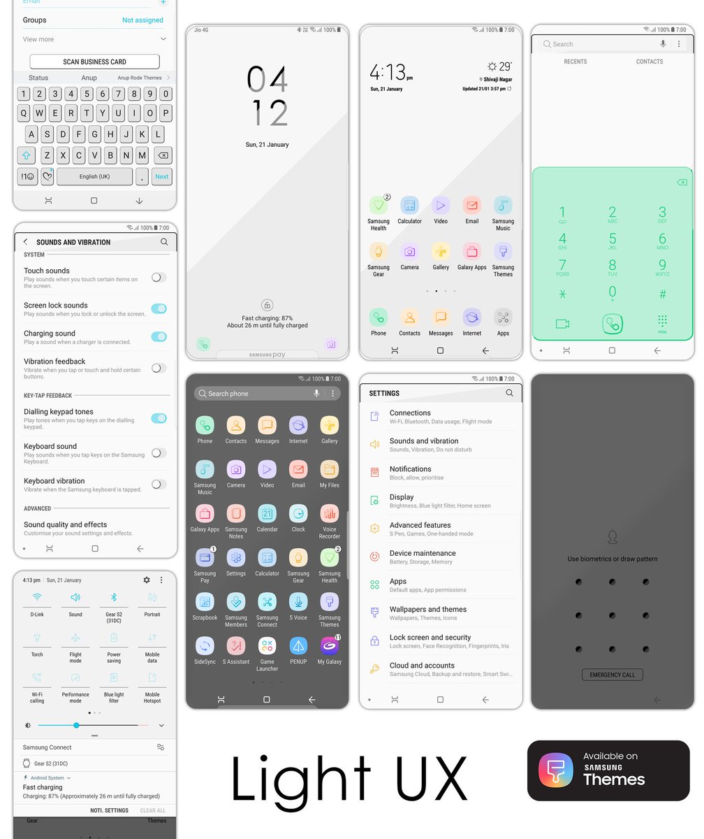 anuprode009's tweet photo. Check out Light UX my new Theme, Iconpack, Wallpaper & AOD for Samsung Galaxy Series
Theme:https://t.co/lBI8niMkrW
Iconapck:https://t.co/mkstUKVI0l
Wallpaper:https://t.co/bCbPd0iBAZ
AOD:https://t.co/fOGuK9cYXF
#samsung #samsungthemes #themes #galaxythemes #note8 #lightux https://t.co/SNLpg2o387