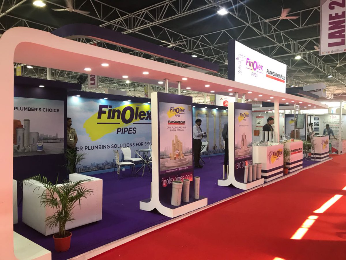 sixsigmaevents's tweet photo. Finolex Pipes Stall @ India's Largest Infrastruture Event - Constro 2018 https://t.co/mi6DvpZNYb