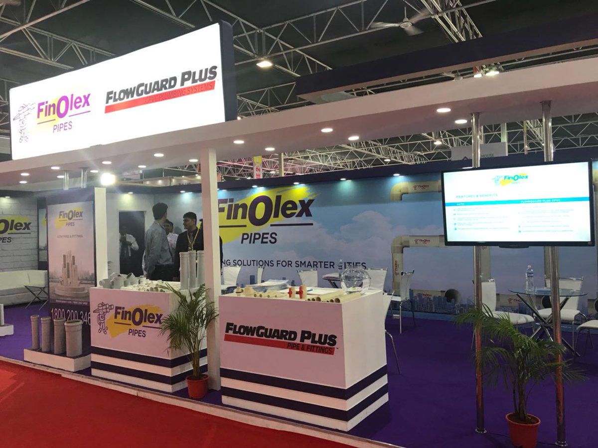 sixsigmaevents's tweet photo. Finolex Pipes Stall @ India's Largest Infrastruture Event - Constro 2018 https://t.co/mi6DvpZNYb