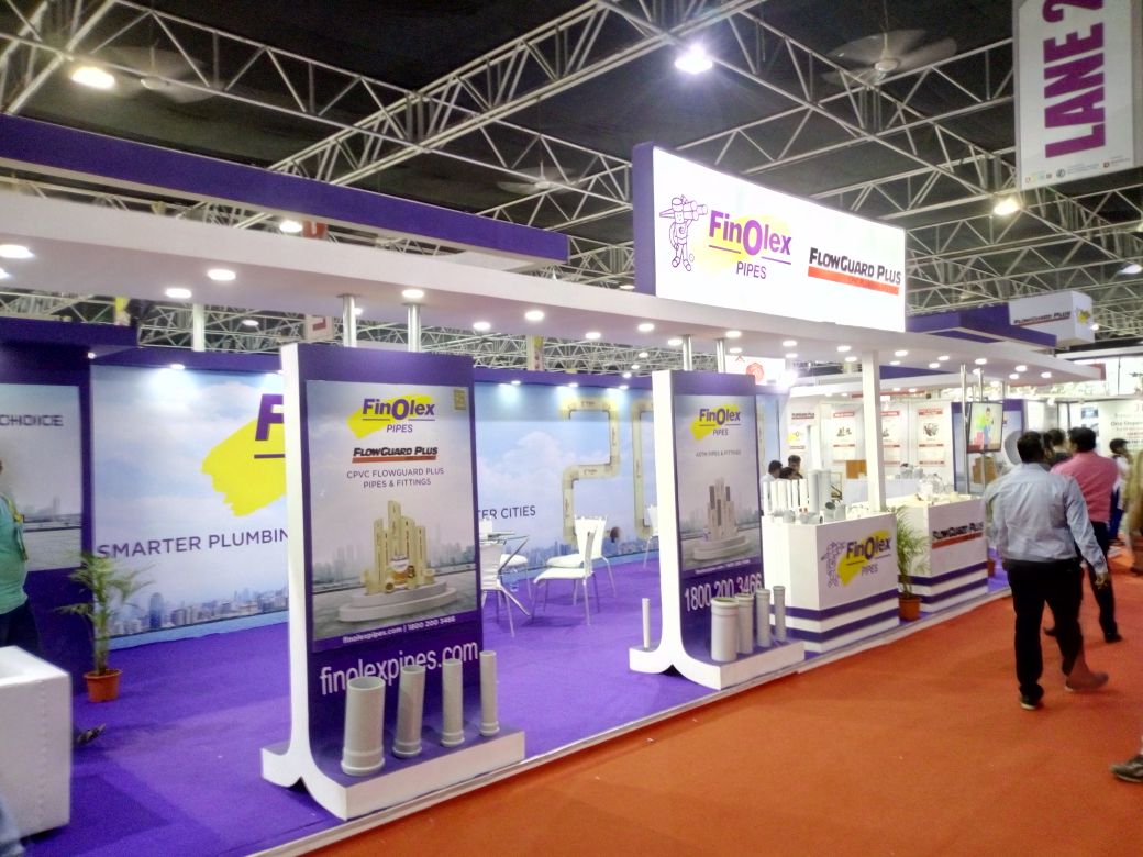 Finolex Pipes Stall @ India's Largest Infrastruture Event - Constro 2018