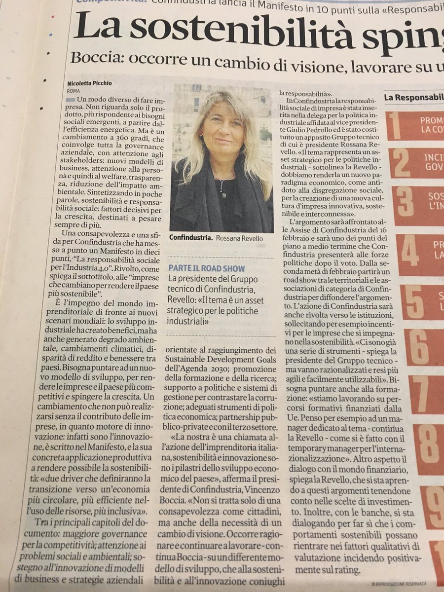 Leonardobecchet's tweet photo. La responsabilità sociale d’impresa sta diventando mainstream Una bella soddisfazione X l’economia civile https://t.co/hbqXjz4UEK