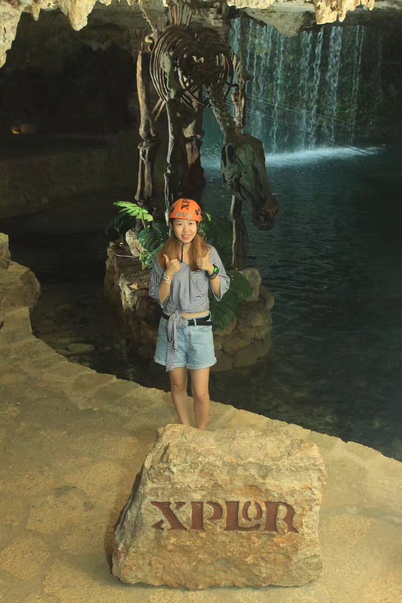 Dx_Nikki's tweet photo. Throwback Wednesday... My first day in Cancun, Mexico. I still remembered this was taken right after I finished the last zip line and hit into the water😳😳 This is definitely a must-have experience in Cancun. https://t.co/AVw7Lnfv20