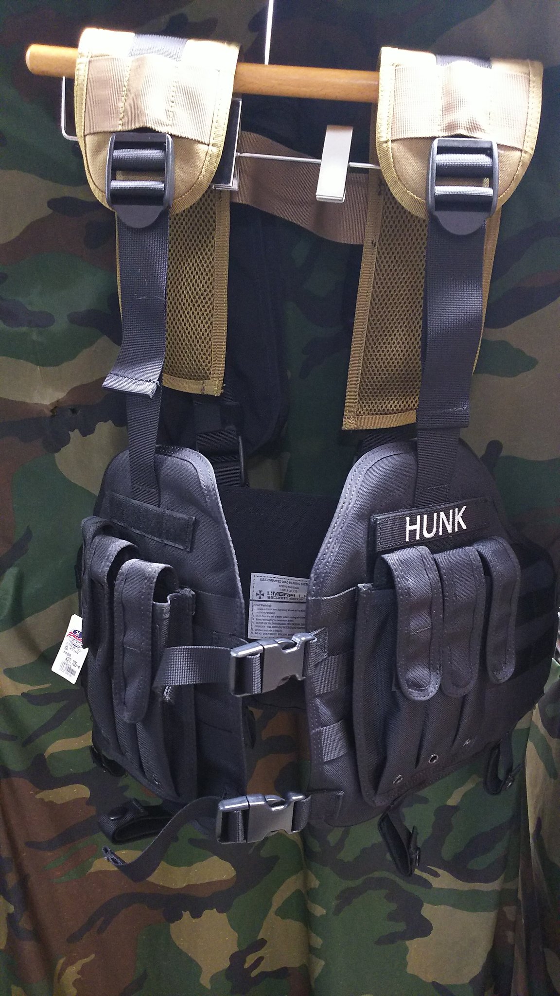 未使用　レアアイテム　カプコン バイオハザード タクティカルベスト ハンクモデル バイオハザード』Umbrella特殊部隊員ハンクになりきれる
