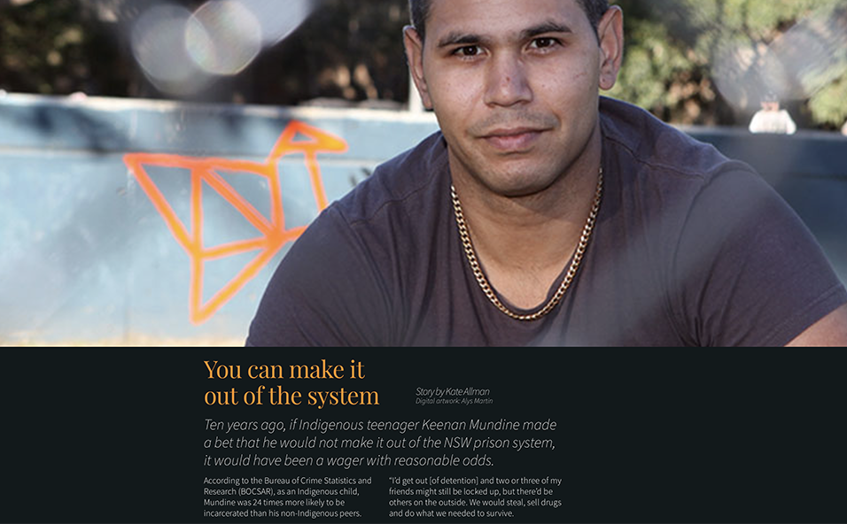 LawSocietyNSW's tweet photo. MUST READ: @keenan_mundine speaks about his life in and out of prison in this powerful interactive story by #TheBoilingFrog team. A must-read reminder of the complex reasons that young people can become entangled in the prison cycle. #auslaw https://t.co/DQm17iOLk4 https://t.co/TbulVCCBPO