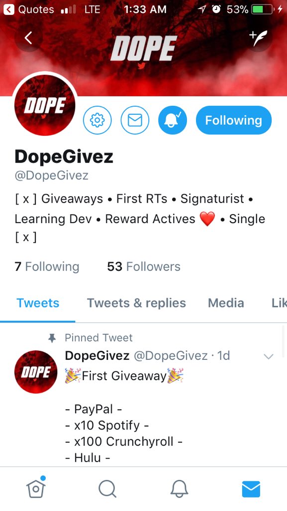 rt pinned = follow tweet media