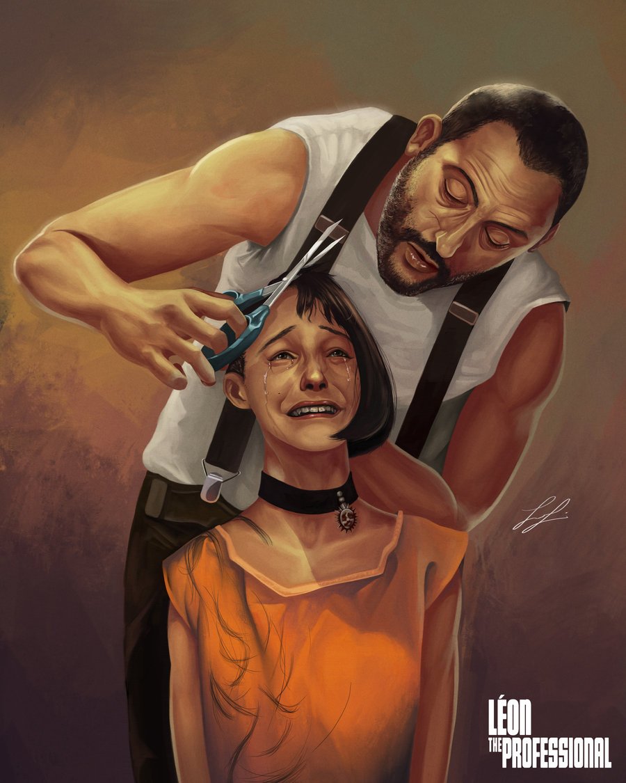 #LeonTheProfessional Leon and #Malthilda.