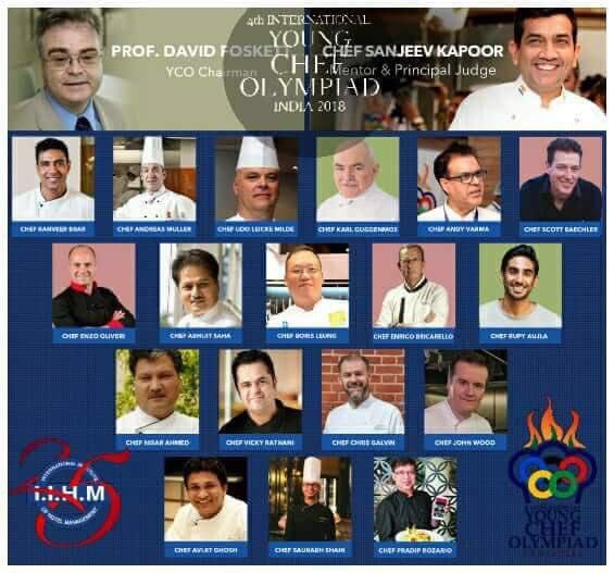 Nishanth_U99's tweet photo. #YoungChefOlympiad2018 @IIHMHOTELSCHOOL #JudgesAtWar @proffoskett #principaljudge @SanjeevKapoor @subornobose @directorHydiihm @ranveerbrar #HospitalityRocks #cookingfever #IncredibleIndia world's biggest culinary competition #62countries @sivaiihm https://t.co/I6CNLOttqS
