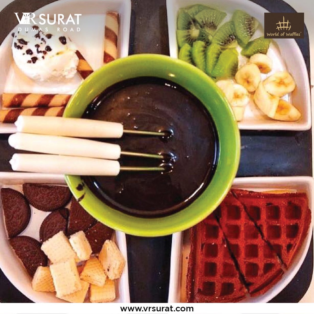 VRSurat's tweet photo. The perfect way to end a long weekend? 

Indulging in heavenly waffles from @worldofwaffles at #VRSurat. Tag a friend you’re willing to share these delights with in the comments below.
#Foodbox #WorldOfWaffles #WeekendsAtVR 
For more details visit https://t.co/KTqGS2ACro https://t.co/8L4YxBsar8