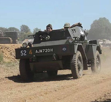 TrackandWheel's tweet photo. Part of our collection, the Daimler Dingo. The Dingo was a small fast and well armoured reconnaissance car used by British and Allied forces throughout the war from the earliest days in 1940 right through until the 1960s. #WWII #WW2 https://t.co/l5TgwpWiHl