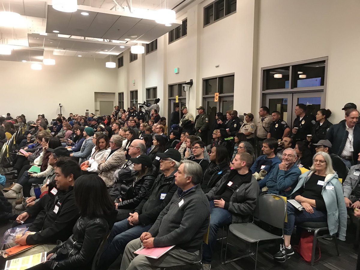 Standing room only as we begin the 2018 Santa Monica Homeless Count. Thank you to all of our community volunteers.