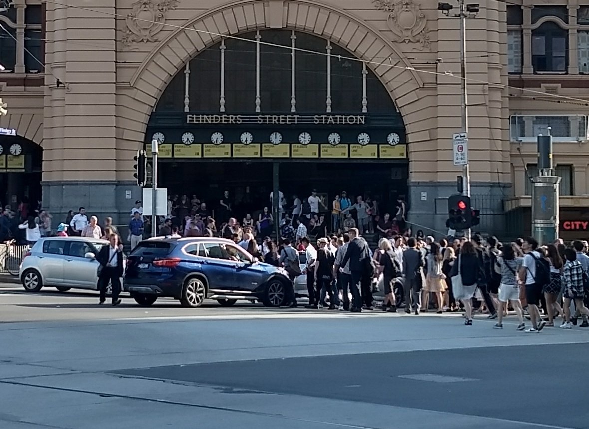 Daniel Bowen (@danielbowen) on Twitter photo I asked a police officer about it. The reply: "There's nothing we can do."
This is not okay, <a href="/VictoriaPolice/">Victoria Police</a> <a href="/VicRoads/">VicRoads</a> <a href="/cityofmelbourne/">City of Melbourne</a> #Rule128 I asked a police officer about it. The reply: "There's nothing we can do."
This is not okay, <a href="/VictoriaPolice/">Victoria Police</a> <a href="/VicRoads/">VicRoads</a> <a href="/cityofmelbourne/">City of Melbourne</a> #Rule128