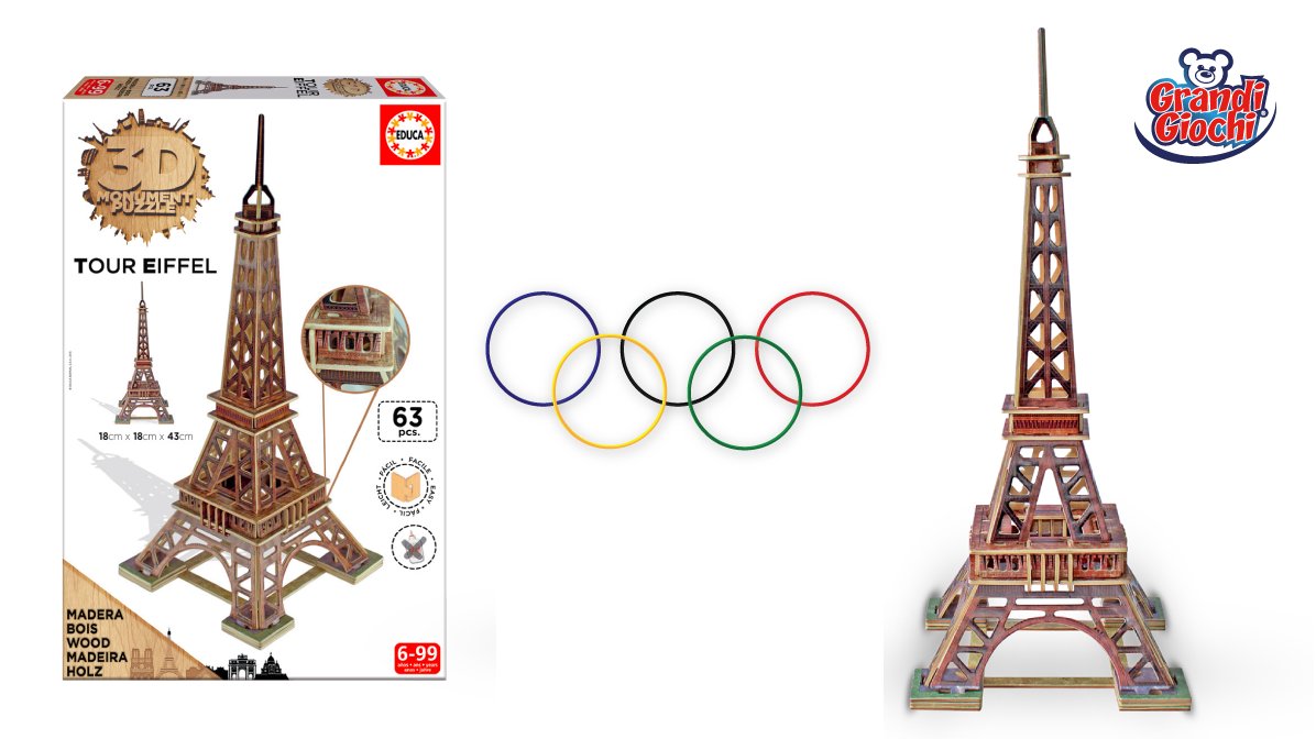 GrandiGiochi's tweet photo. Sapevate che il 25 gennaio del 1924 in Francia (#Parigi1924), si svolsero i primi Giochi olimpici invernali 🗻(in francese Iers Jeux olympiques d'hiver) della storia?
#Puzzle3D #TorreEiffel #GrandiGiochi #25gennaio https://t.co/109rpstdeo