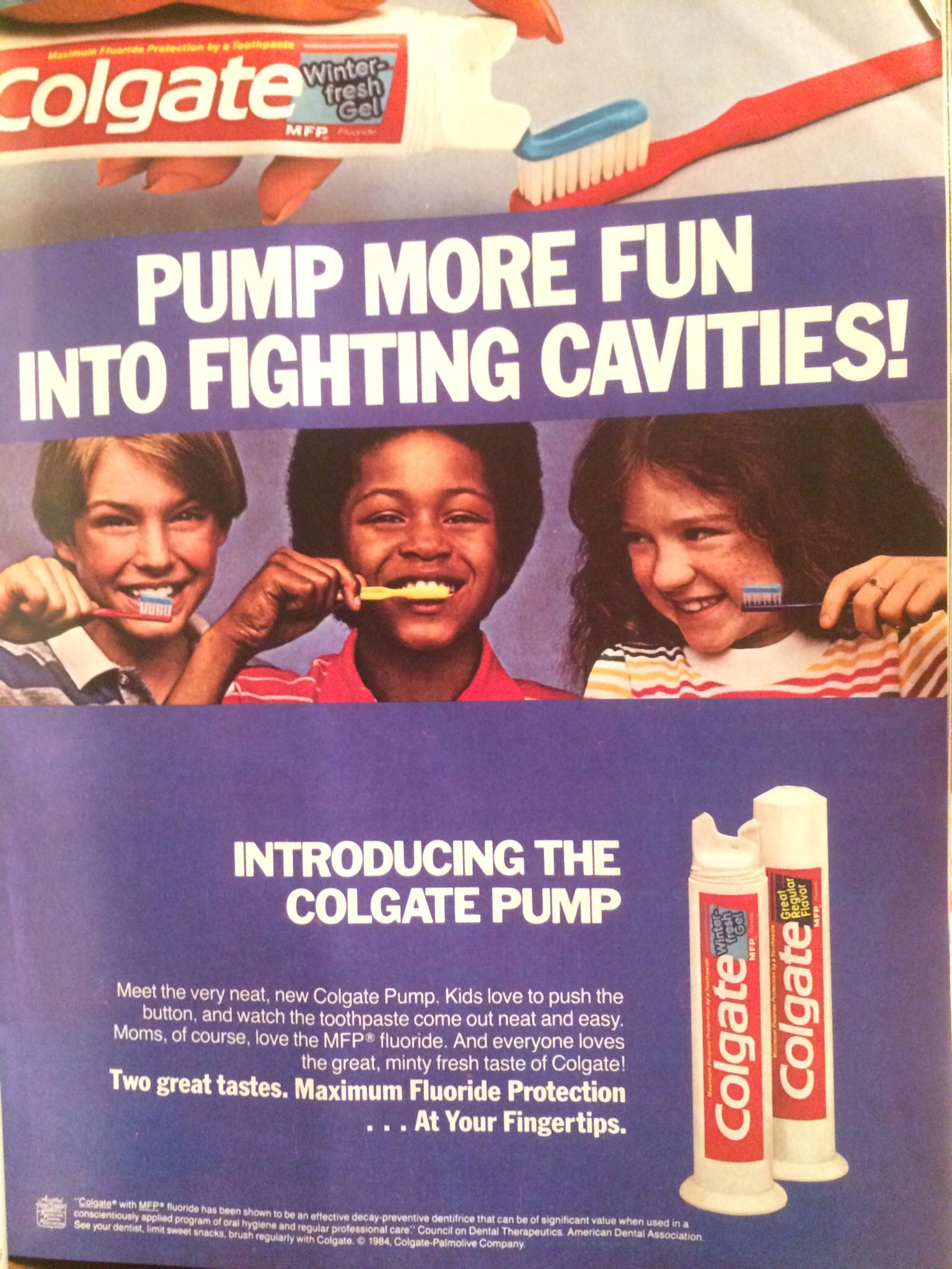 colgate toothpaste ads