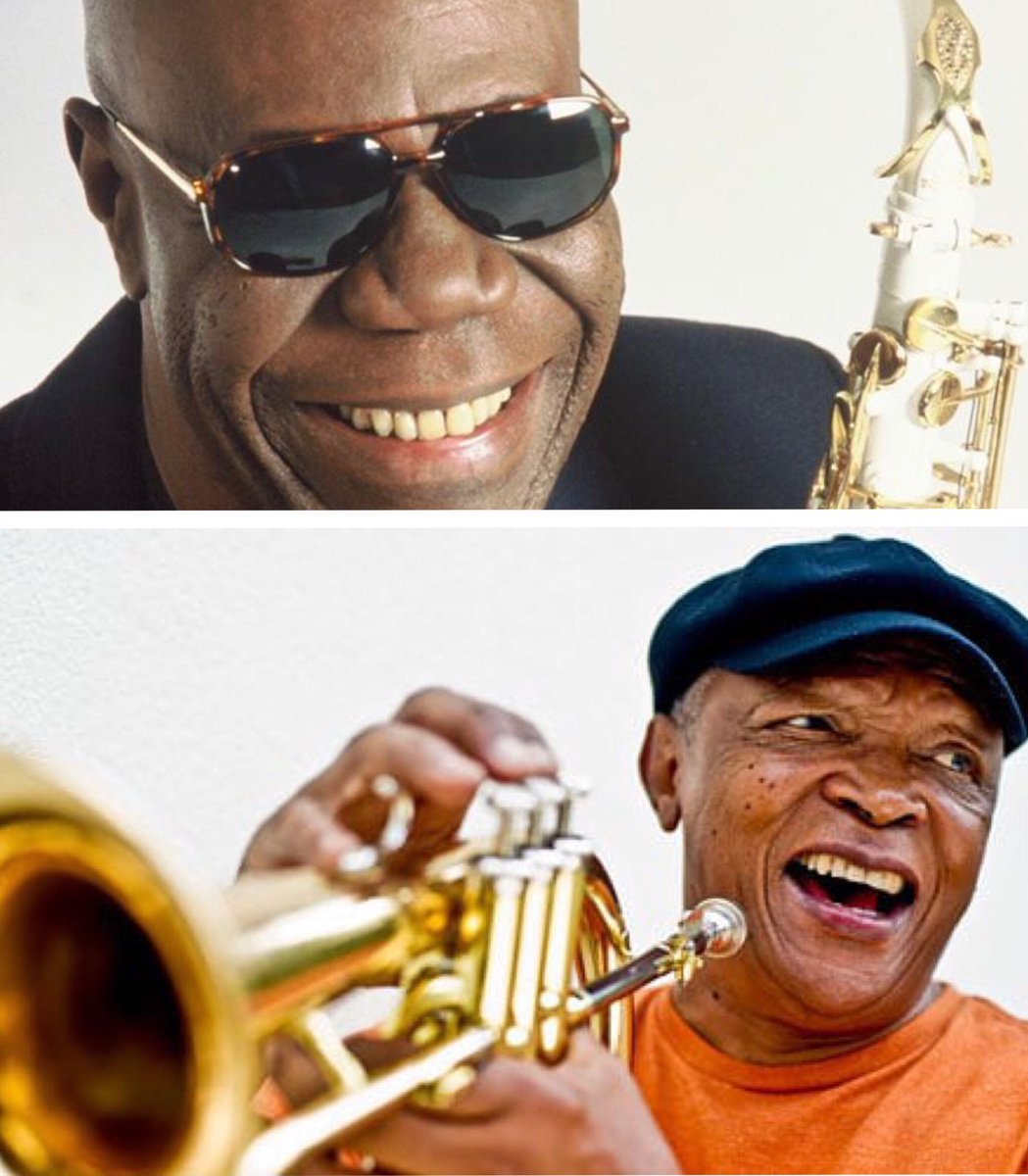 Il rend hommage à l’immense Hugh Masekela son frère de musique et figure historique de la lutte anti-apartheid qui vient de disparaître #ManuDibango est mon invité aujourd’hui sur <a href="/Tv5monde/">TV5MONDE</a> @ManuDibango_Cla