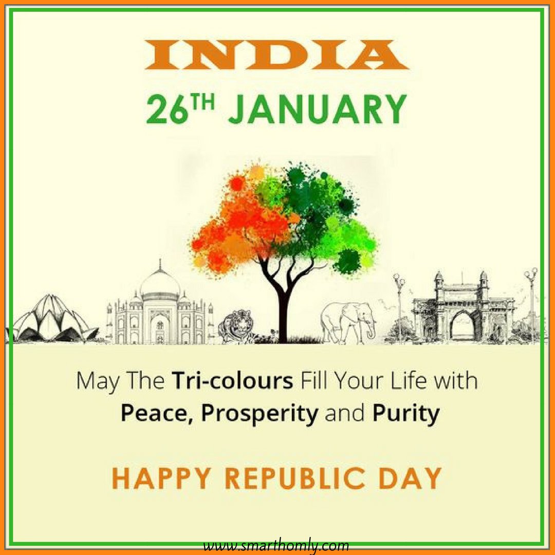 SmartHomly's tweet photo. May this Republic Day fill your life with peace, prosperity and purity.
कुछ याद उन्हें भी कर लो.. जो लौट के घर न आए|
ऐ मेरे वतन के लोगों ज़रा आँख में भर लो पानी जो शहीद हुए हैं उनकी ज़रा याद करो क़ुरबानी|
#26thjanuary #RepublicDay #indianarmy #indiannavy #indianairforce #jaihind https://t.co/9hkeijHlh2