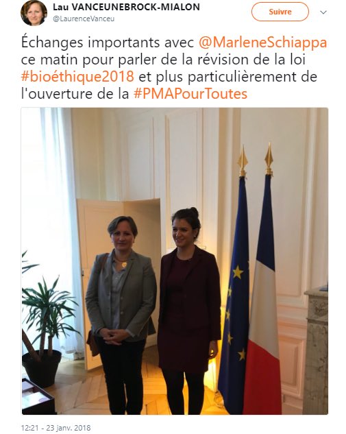 SyndicatFamille's tweet photo. Le @gouvernementFR s’est engagé à une « neutralité bioéthique ». Pas simple quand on nomme une présidente de commission juge et parti #EtatsGenerauxBioethique #PMAsansPere https://t.co/01tm50t9ZE