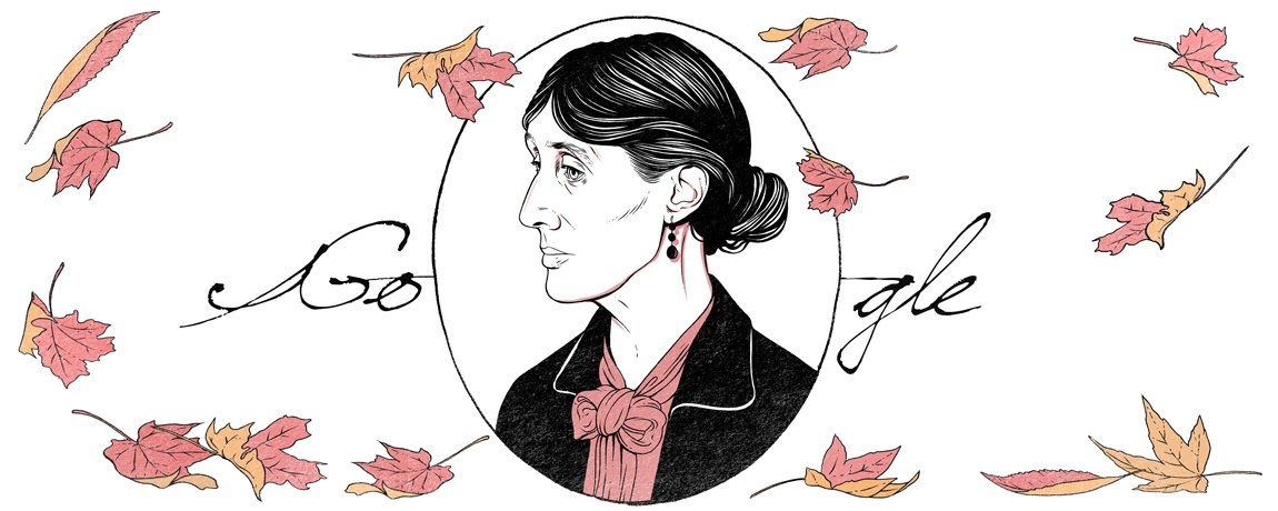 GoogleES's tweet image. La escritora inglesa Virginia Woolf, una de las voces más influyentes del feminismo moderno en la literatura, cumpliría hoy 136 años. Este es nuestro homenaje 🍂 #GoogleDoodle