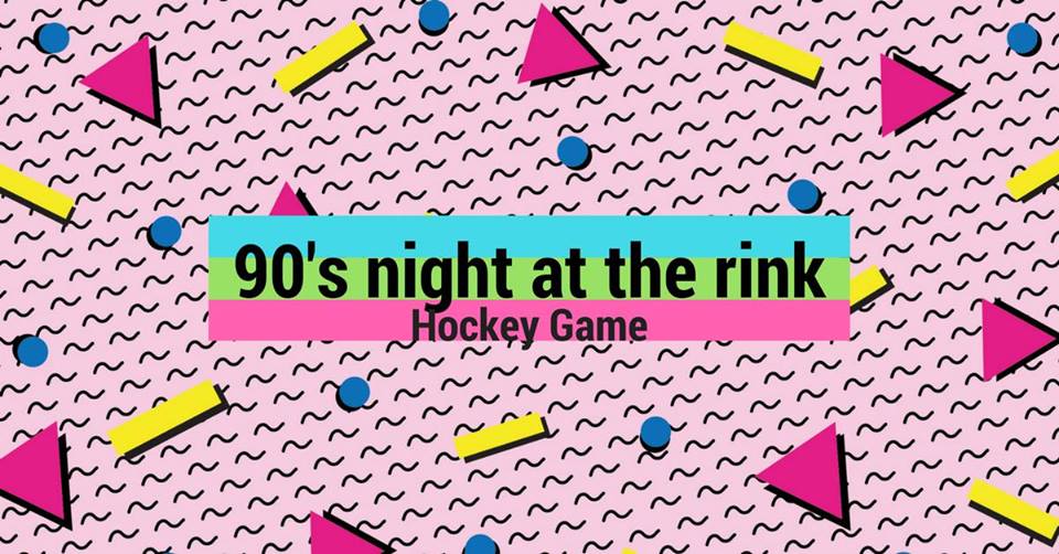 FerrisCLACS's tweet photo. Join us fo 90's night at the rink, and come support the Ferris State Hockey team! https://t.co/HumT53Sln3