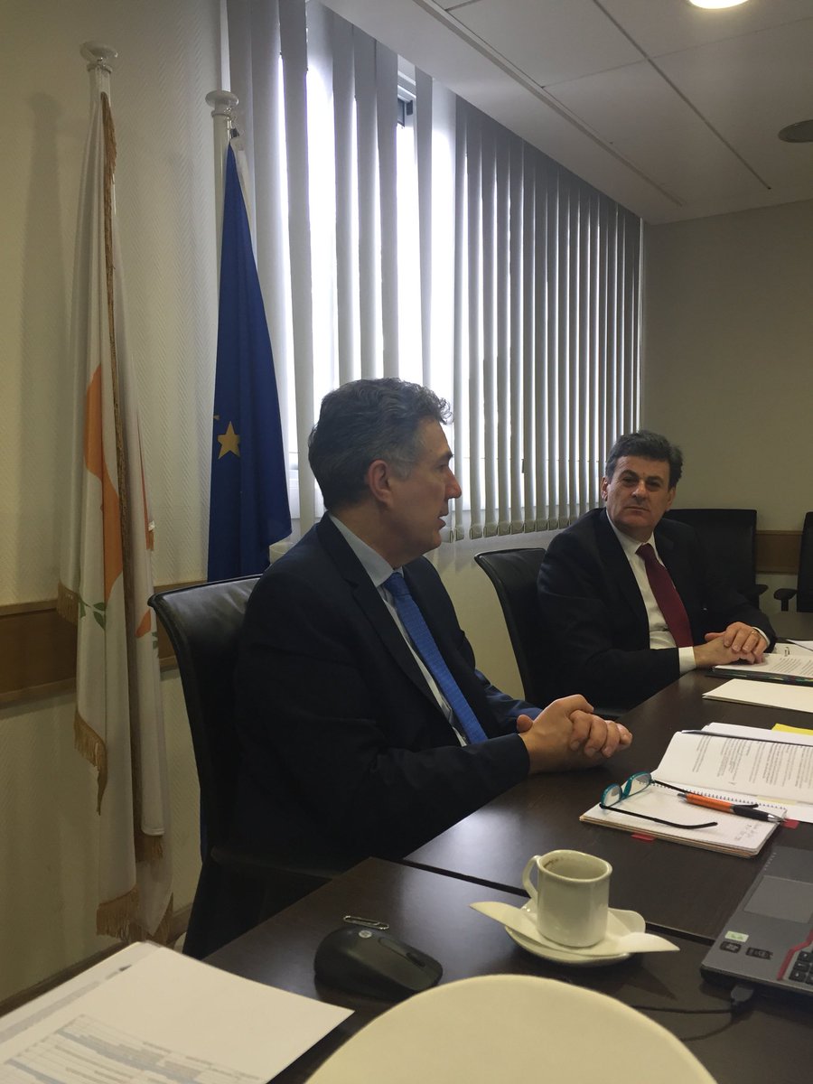 ehadjikoumis's tweet photo. @EUDefenceAgency Director Capability, Armament & Technology Mr. Martin Konertz visits #Cyprus. #Now: Bilateral talks with Mr. Christos Malikkides, Permanent Secretary of the MOD and CY Capability Director. #EUdefence #defencecyprus https://t.co/uGPA8MupUW