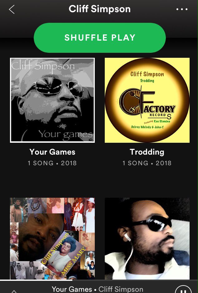 cliffsings's tweet photo. #cliffsimpson on #spotify #streaming for your listening pleasure #ThursdayThoughts #enjoy #ovadub #reggae #soul #RnB https://t.co/H20tSu1Lbz