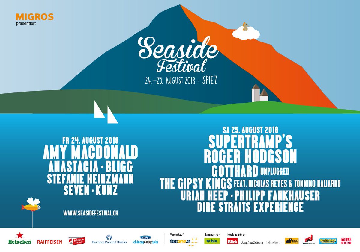 Wir freuen uns auf Ausgabe II mit <a href="/Amy__Macdonald/">𝗔𝗠𝗬 𝗠𝗔𝗖𝗗𝗢𝗡𝗔𝗟𝗗</a> <a href="/RogerHodgson/">Roger Hodgson</a> <a href="/AnastaciaMusic/">𝐀</a> @bliggblizo <a href="/7music/">Seven</a> <a href="/s_heinzmann/">STEFANIE HEINZMANN</a> und vielen mehr. #Seasidespiez #Spiez #Spiezerbucht