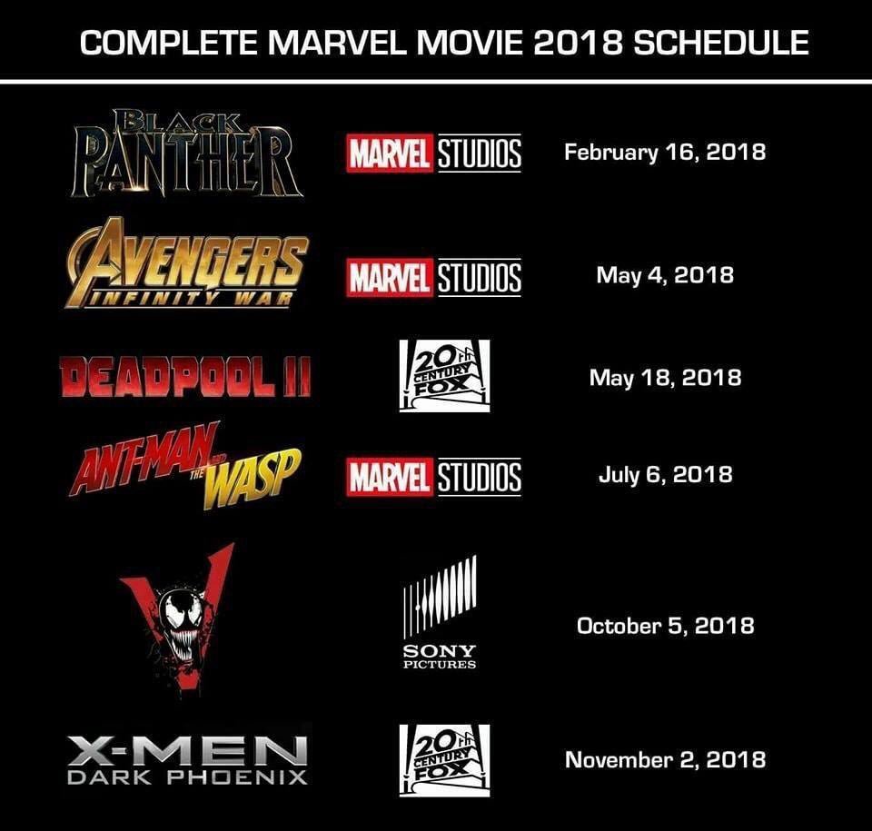 Let’s take a gander The Marvel Characters Calendar for 2018