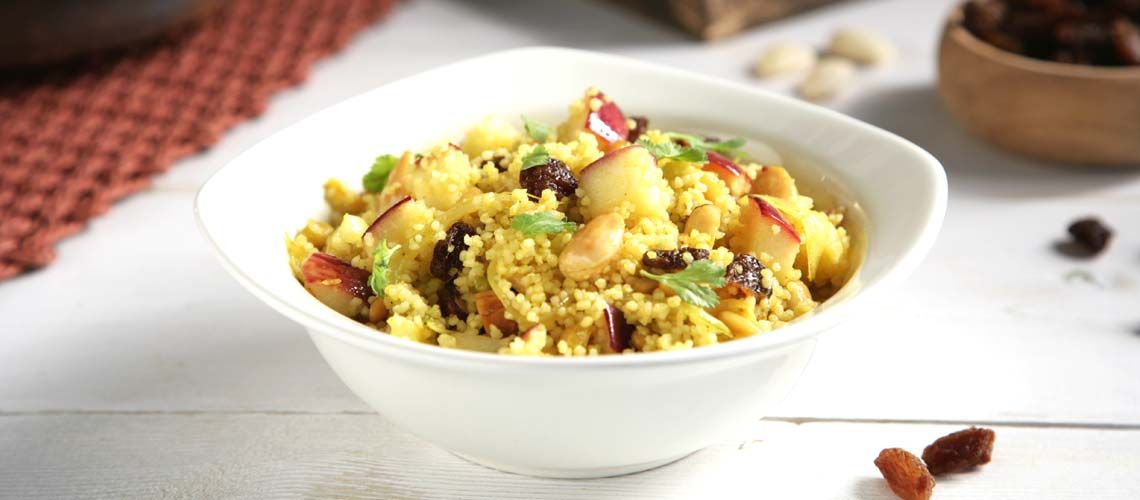 Te contamos los ingredientes para preparar un riquísimo cous cous con frutos secos. buff.ly/2n11FXI