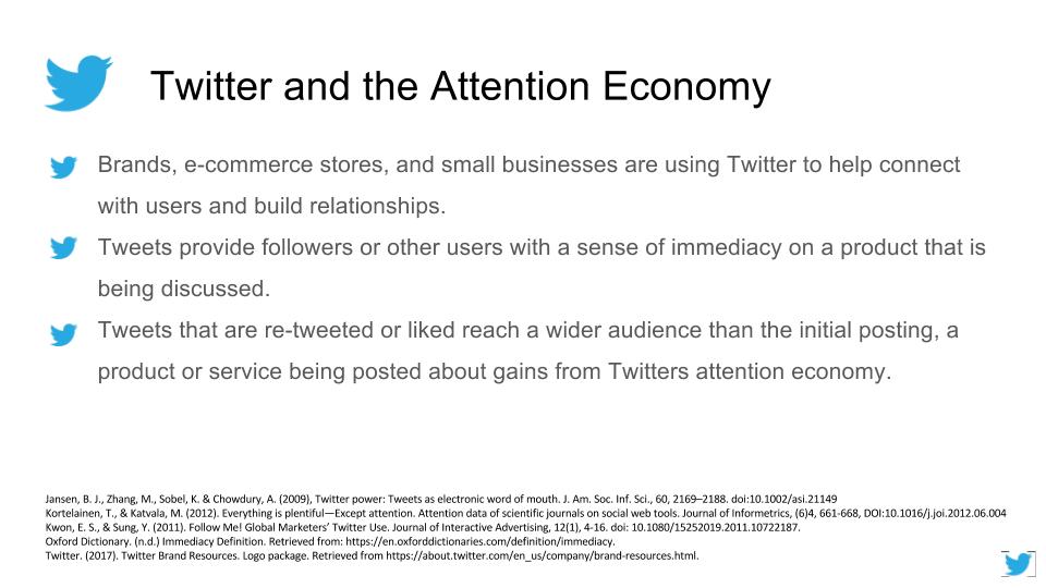 NET205Group3's tweet image. Twitter and the Attention Economy #NET205