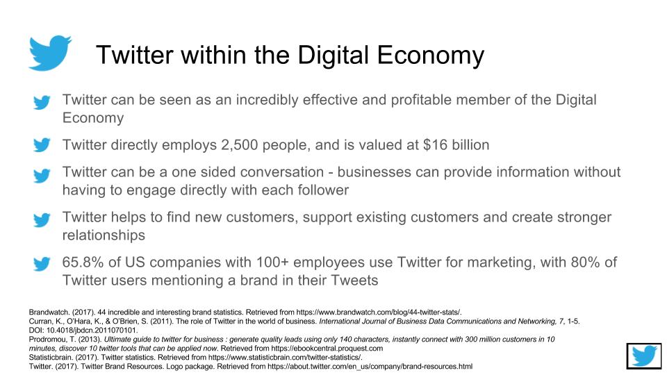 NET205Group3's tweet image. Twitter within the Digital Economy #NET205