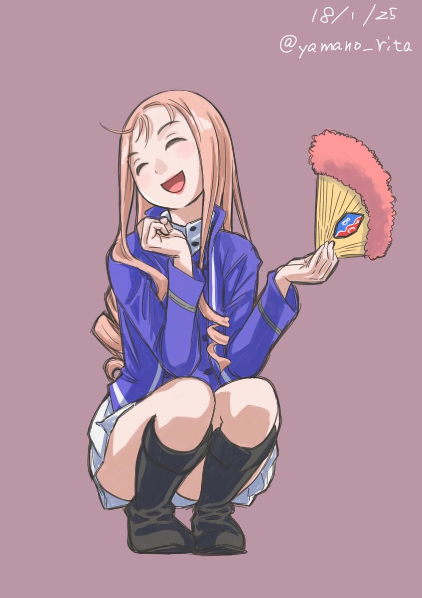 #ガルパン版深夜のお絵描き60分一本勝負
#ガルパン版深夜のお絵描き60分一本勝負_20180125 