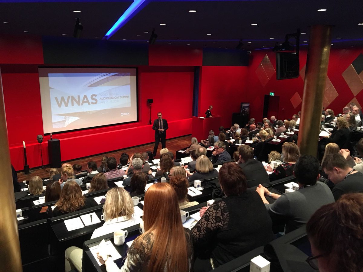 WidexUK's tweet photo. The first WNAS has kicked off in Denmark! Delegates from 8 countries have the opportunity to participate in exciting workshops on innovative Widex solutions, learn from industry renowned speakers, explore Widex HQ and see first-hand how a hearing aid is developed! https://t.co/HNK7nZbbp9