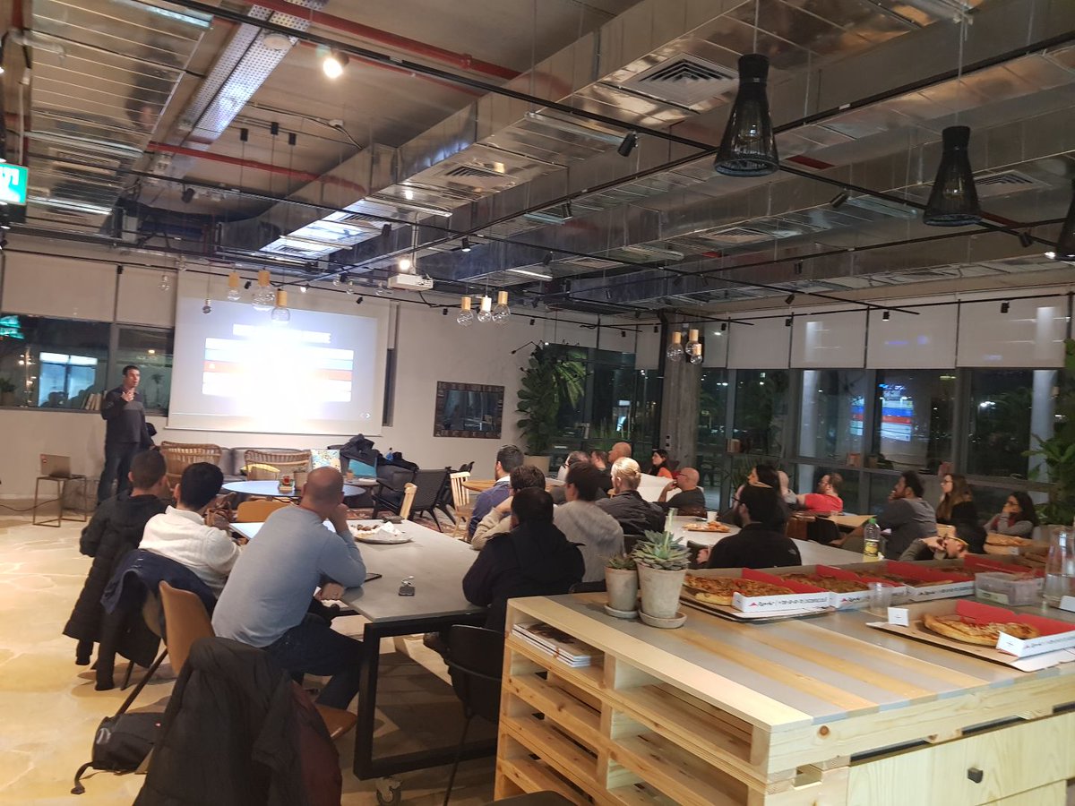 CodeValue's tweet image. It is not every night that you get to have so many highly experienced web tech leads, all under one roof! #CodeValue’s Web division gathering rocks!